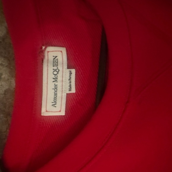 Alexander McQueen Red Crew Neck - Picture 5 of 8